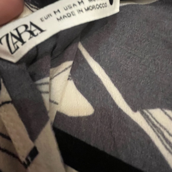 ZARA DRESS NAVY AND WHITE. - Picture 6 of 6